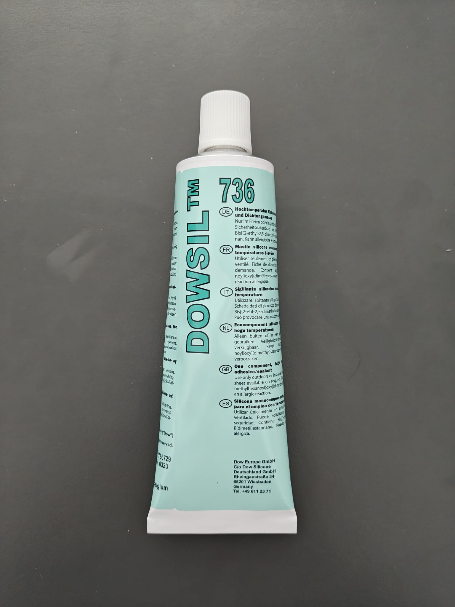 DOWSIL 736 ROSSO tubetto da 90ml