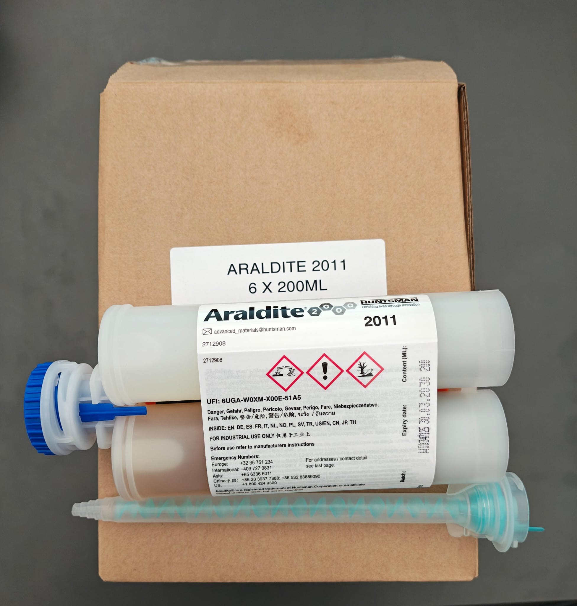 ARALDITE 2011 scatola da 6 cartucce da 200ml  